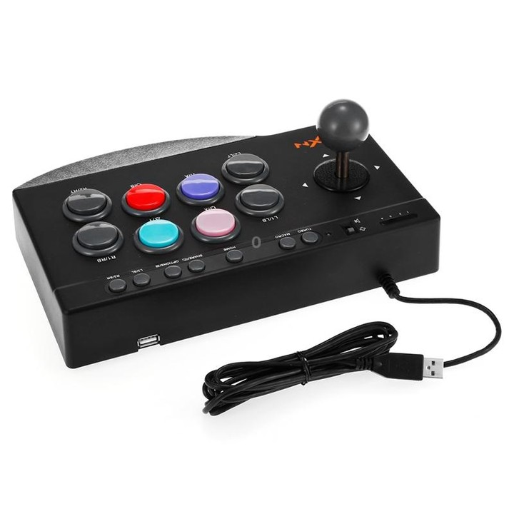 PXN PXN-0082 Gladiator Street Machine Game Handle Rocker Controller for Nintendo Switch / PC / Android System / PS3 / PS4 / Xbox