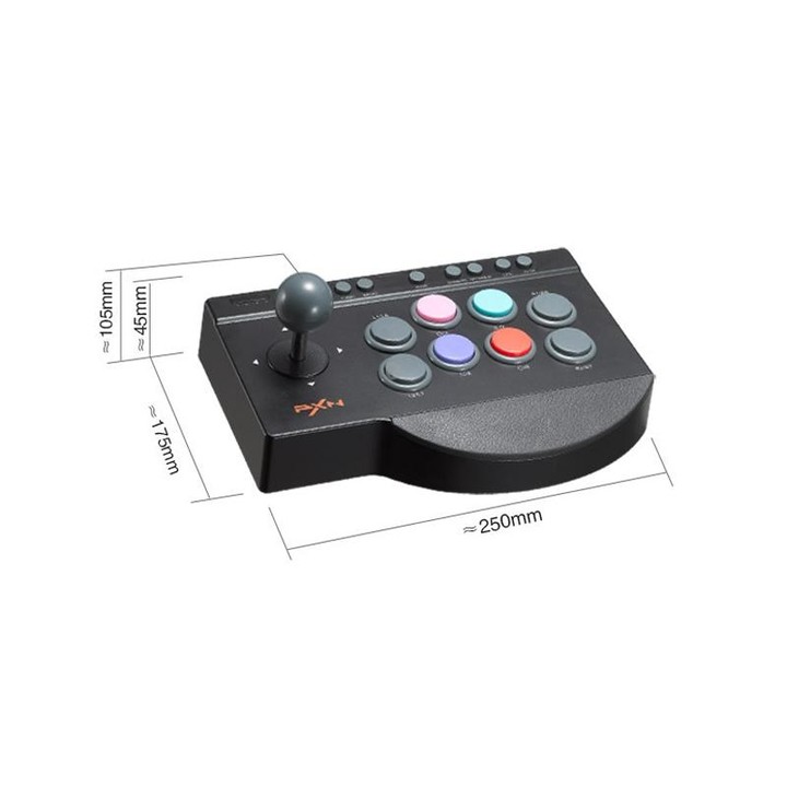 PXN PXN-0082 Gladiator Street Machine Game Handle Rocker Controller for Nintendo Switch / PC / Android System / PS3 / PS4 / Xbox