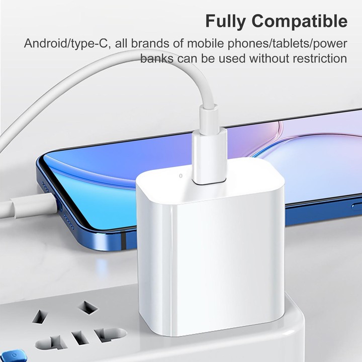 PD 20W Single USB-C / Type-C Interface Travel Charger, US Plug
