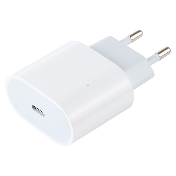 L-012 2 in 1 20W PD USB-C / Type-C Interface Travel Charger + USB-C / Type-C to 8 Pin Data Cable Set, EU Plug