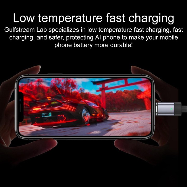 3 in 1 Fast Charging Magnetic Data Cable, Style: 1m Cable + 3 Magnetic Head