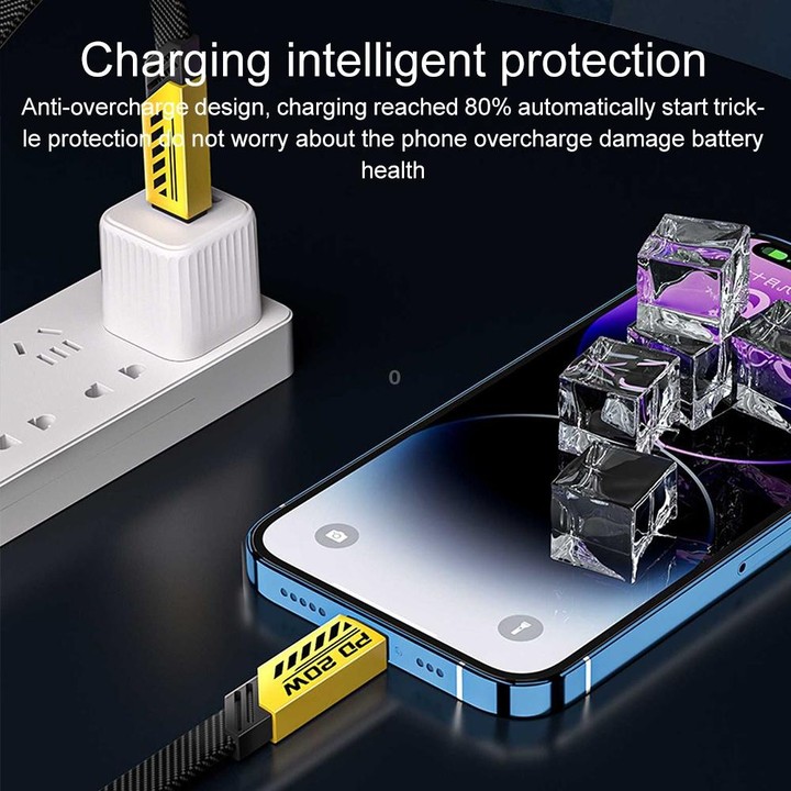 WK WDC-190a Mech Series 6A USB to USB-C/Type-C Fast Charge Data Cable, Length: 1m(Yellow)