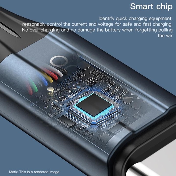 Yesido CA96 3A 66W USB-C / Type-C to USB-C / Type-C Fast Charging Cable, Length: 1.2m
