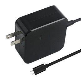 45W USB-C / Type-C Power Adapter Portable Charger for Laptops with Type-C Charging Cable, US Plug