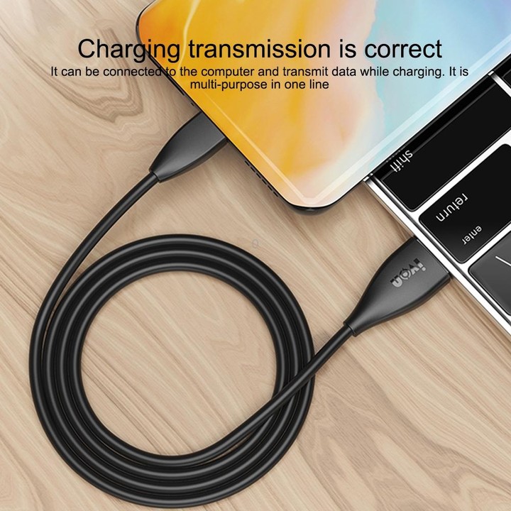 IVON CA87 USB to USB-C / Type-C TPE Fast Charge Data Cable, Cable Length: 1m (White)