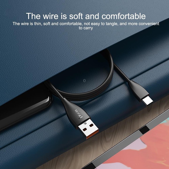 IVON CA87 USB to USB-C / Type-C TPE Fast Charge Data Cable, Cable Length: 1m (White)