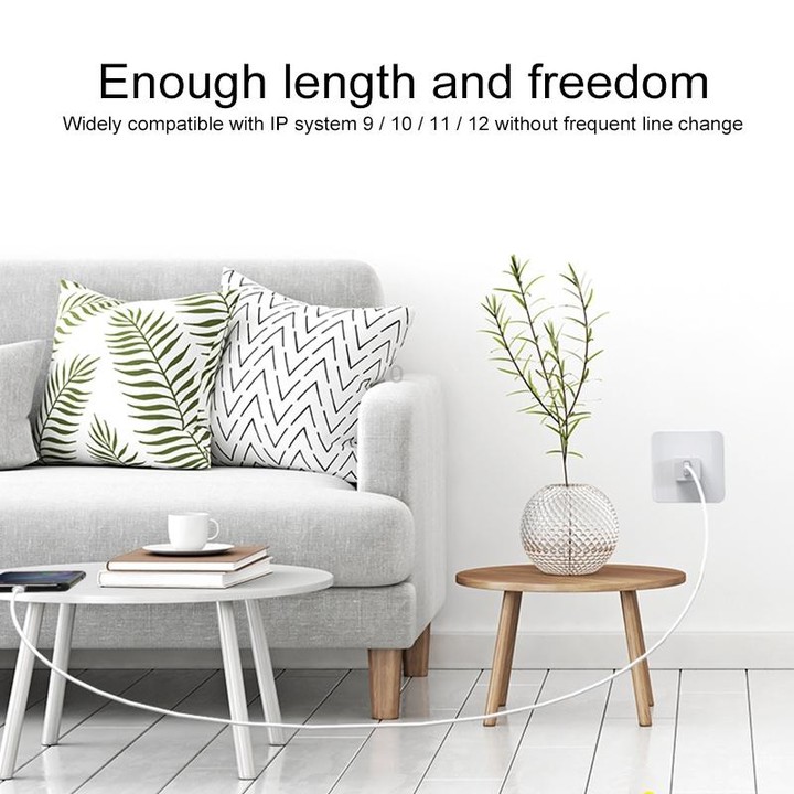 IVON CA73 2.4A Type-C / USB-C Fast Charging Data Cable, Length: 2m(Black)