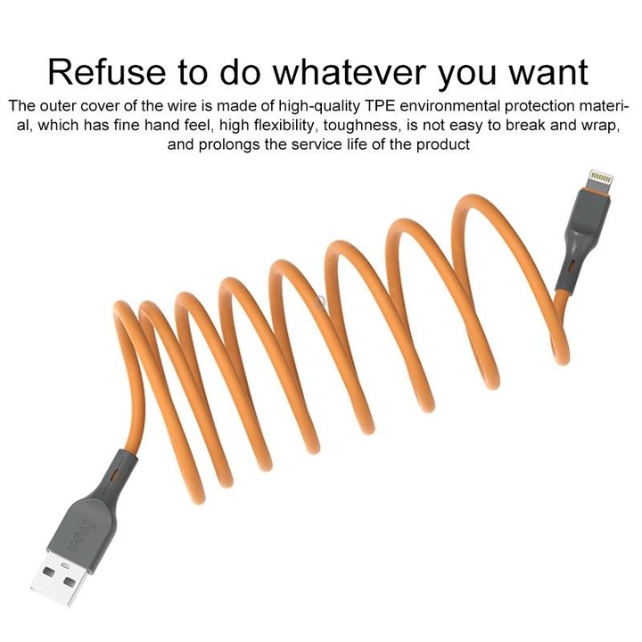 IVON CA78 2.4A Type-C / USB-C Fast Charging Data Cable, Length: 1m(Blue)
