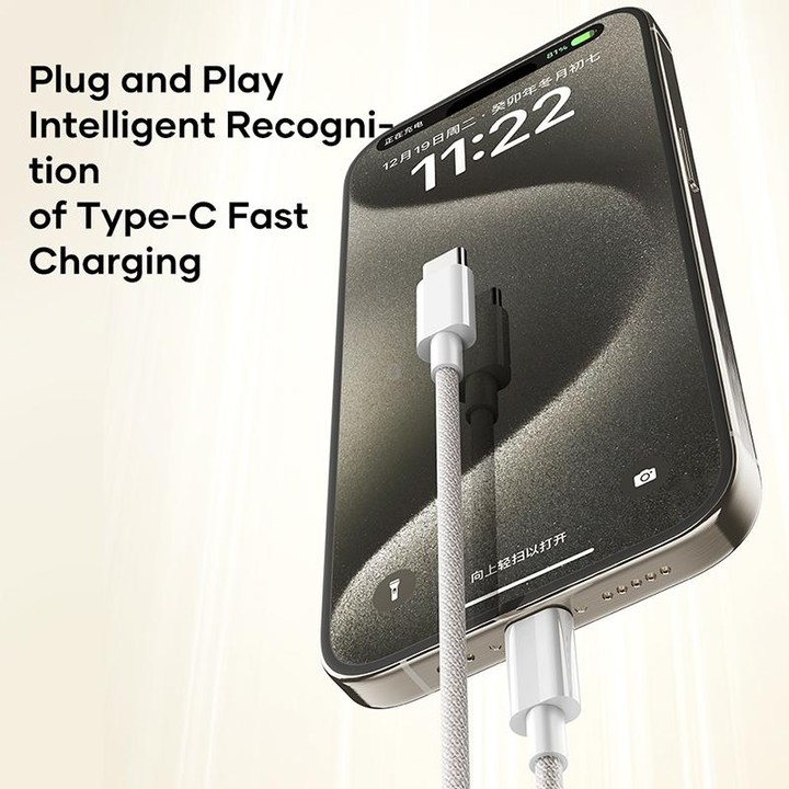 ROCK Z20 1m PD60W USB-C / Type-C to USB-C / Type-C Fast Charging Data Cable