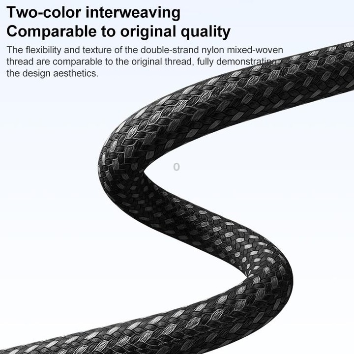 MOMAX DC30 1.5m USB-C / Type-C to USB-C / Type-C 60W Braided Data Sync Charge Cable (Black)