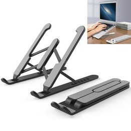 YMB1028 Portable Folding Desktop Holder Bracket for Laptop / Tablet below 15.6 inch (Black)