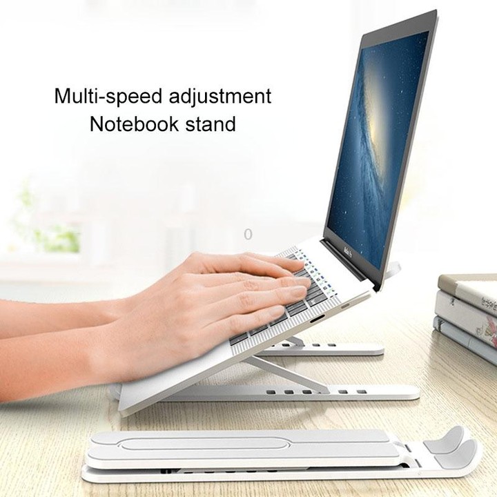 YMB1028 Portable Folding Desktop Holder Bracket for Laptop / Tablet below 15.6 inch (Black)