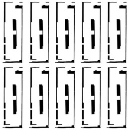 10 PCS for iPad 4 / New iPad (iPad 3) Touch Panel Digitizer Adhesive