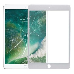 Front Screen Outer Glass Lens for iPad Mini 5 A2124 A2126 A2133 (White)