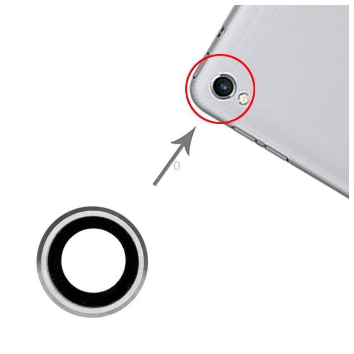Camera Lens Cover for iPad Pro 12.9 inch (2017) A1670 A1671 A1821(Silver)