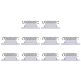 10 PCS Charging Port Connector for iPhone X(Grey)