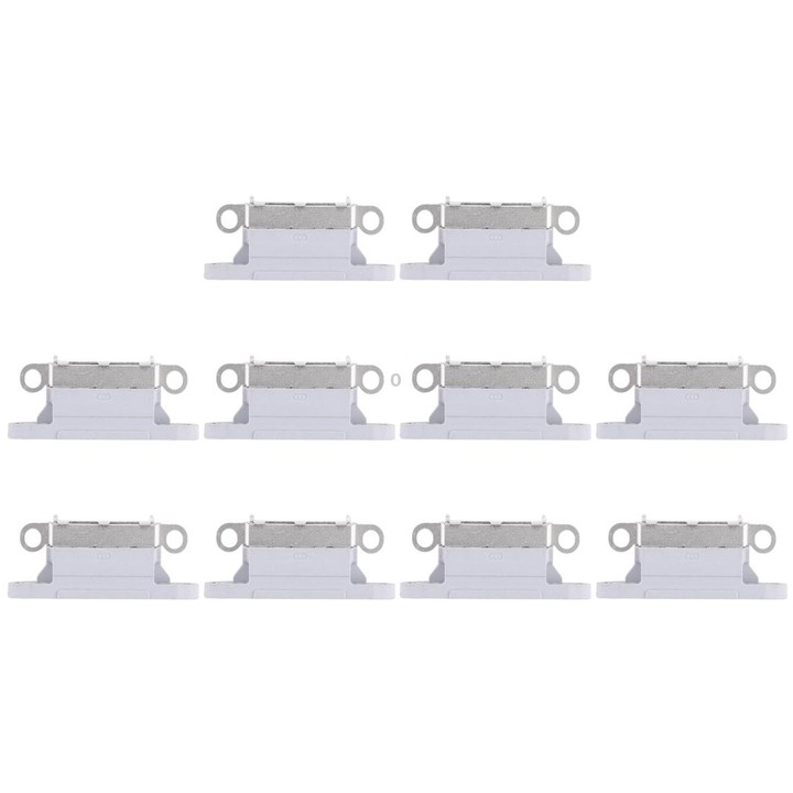 10 PCS Charging Port Connector for iPhone X(Grey)