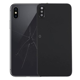 Back Cover with Adhesive for iPhone X(Black)
