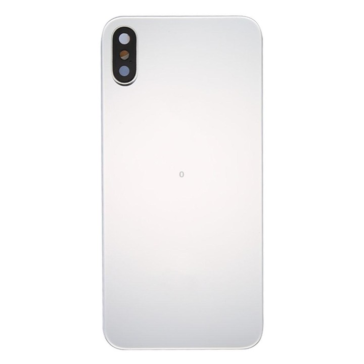 Back Cover with Adhesive for iPhone X(Silver)