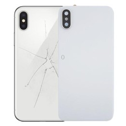 Back Cover with Adhesive for iPhone X(White)