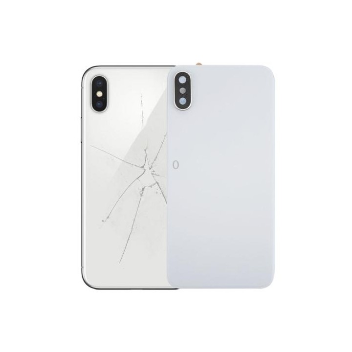 Back Cover with Adhesive for iPhone X(White)