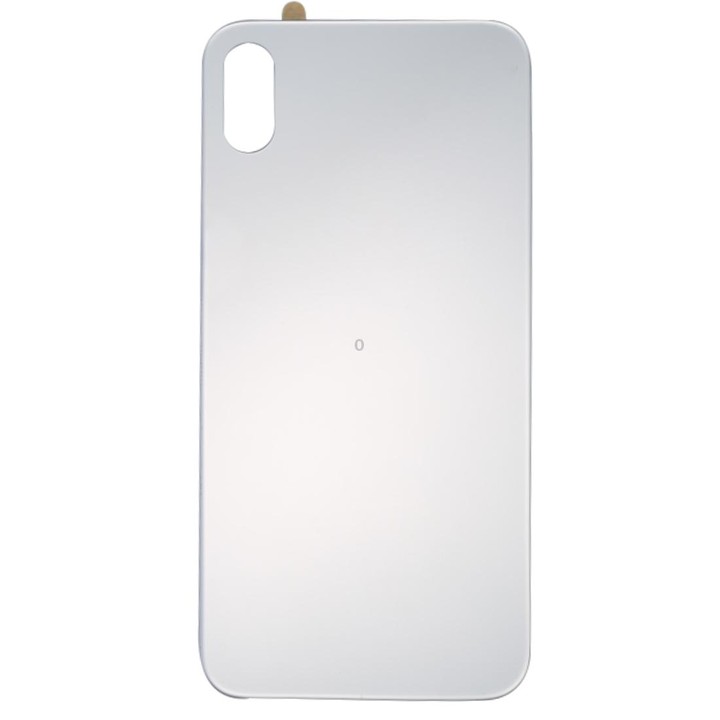 Glass Mirror Surface Battery Back Cover for iPhone X(Silver)