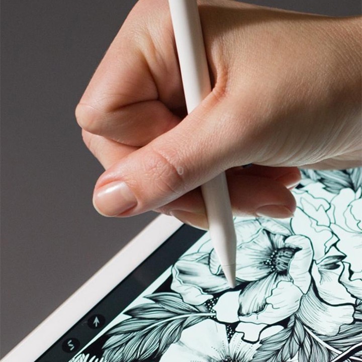 8 PCS Non-slip Mute Wear-resistant Nib Cover for Apple Pencil 1 / 2(Dark Blue)