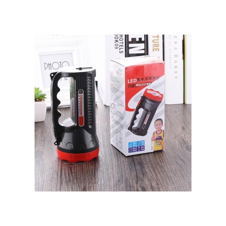 5W Rechargeable Strong LED Flashlight 2-Modes Outdoors Searchlight