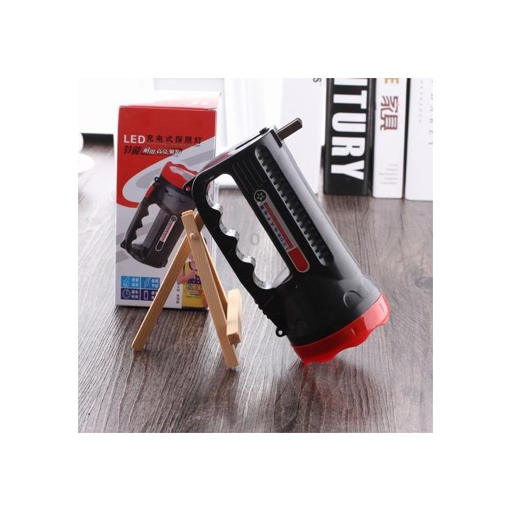 5W Rechargeable Strong LED Flashlight 2-Modes Outdoors Searchlight