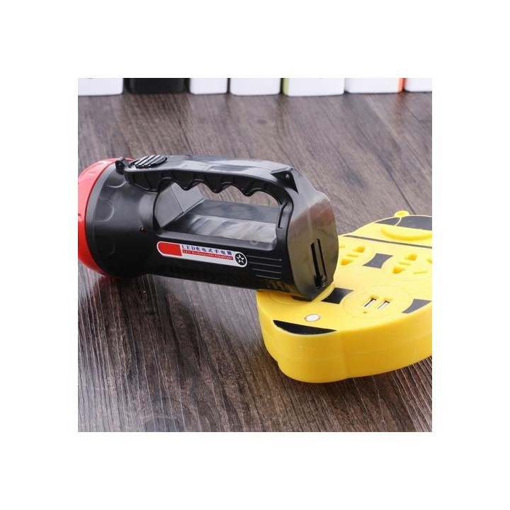 5W Rechargeable Strong LED Flashlight 2-Modes Outdoors Searchlight