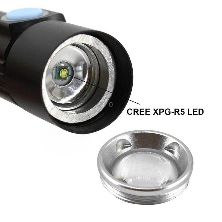 Ultra Bright Rechargeable LED Torch Flashlight
