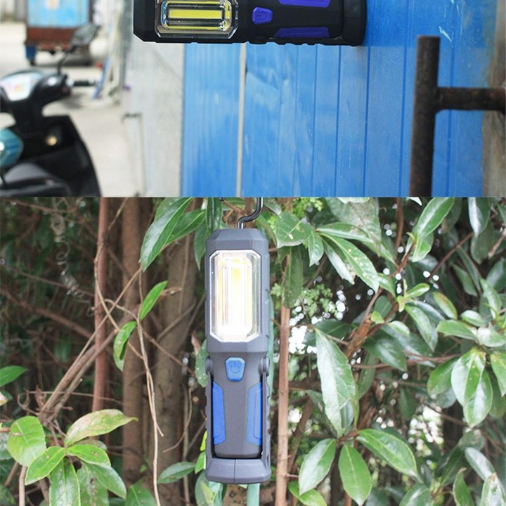 PR5W-1 5W COB+1W F8 IP43 Waterproof White Light LED Torch Work Light , 400 LM Multi-function USB Charging Portable Emergency Wor