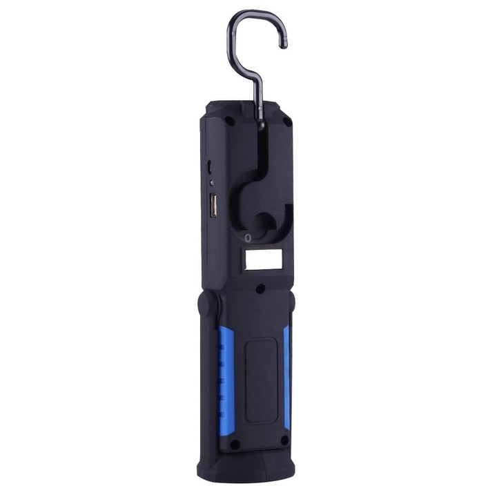 PR5W-1 5W COB+1W F8 IP43 Waterproof White Light LED Torch Work Light , 400 LM Multi-function USB Charging Portable Emergency Wor