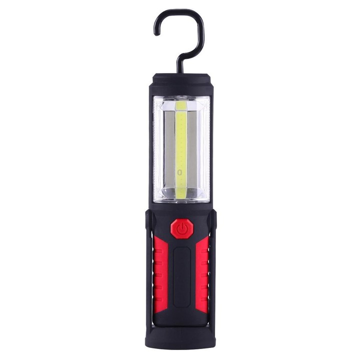 PR5W-1 5W COB+1W F8 IP43 Waterproof White Light LED Torch Work Light , 400 LM Multi-function USB Charging Portable Emergency Wor