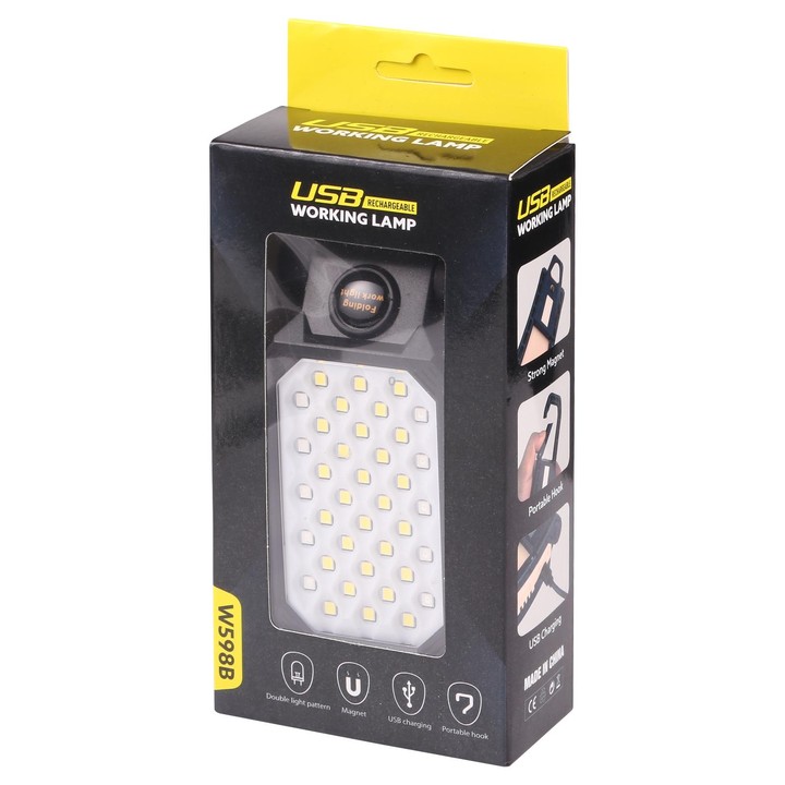 W598B 4 Modes LED Work Light Emergency Light