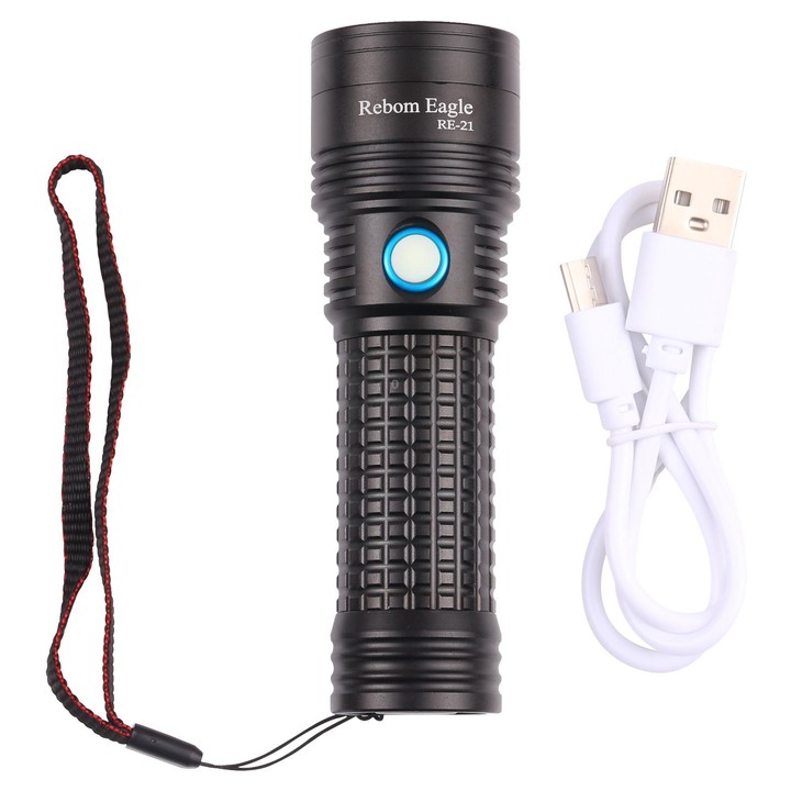 800LM SST40 Aluminum Alloy Flashlight 3 Modes