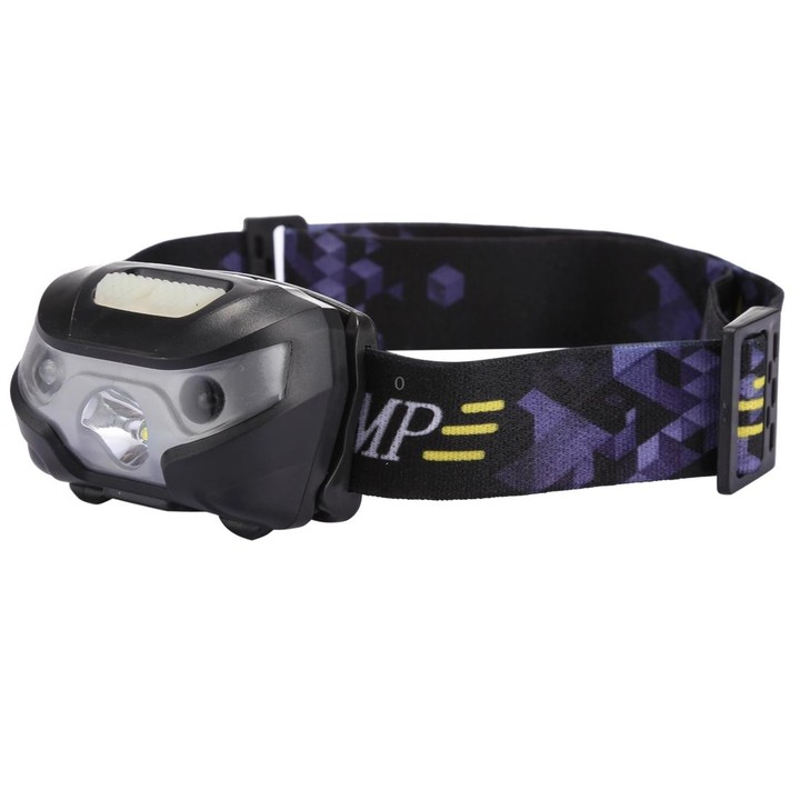 5W 4-Modes Waterproof White Light LED Head Lamp 140LM Outdoor Mini USB Charging Body Motion Sensor with USB Cable