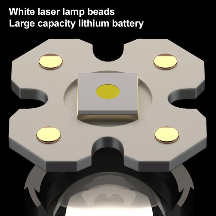 289 20W White Laser Mini Flashlight with Clip