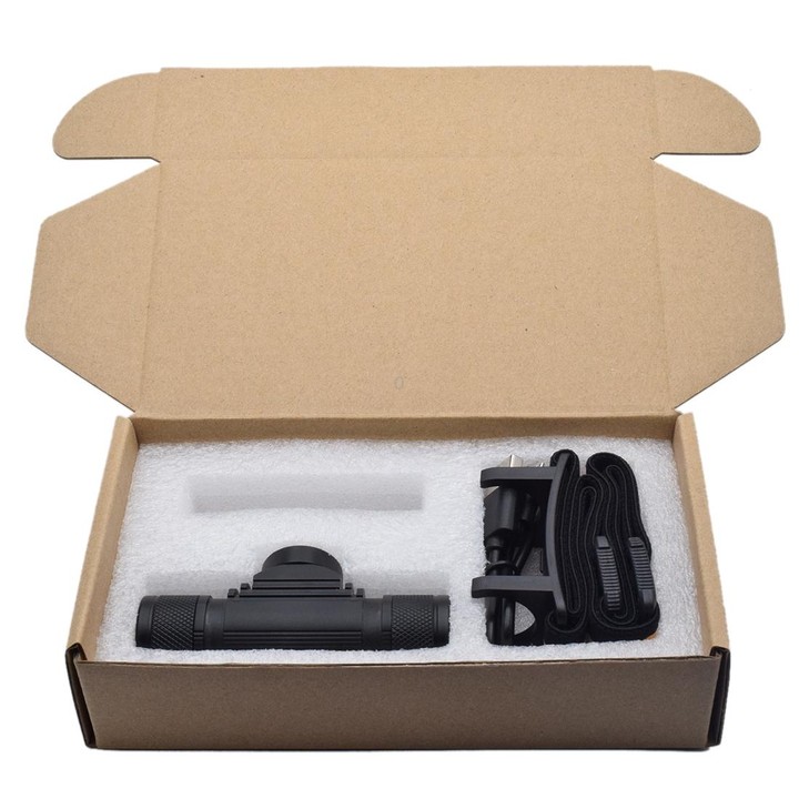 D10 5W XML-2 IPX6 Waterproof Headband Light, 1200 LM USB Charging Adjustable Outdoor LED Headlight