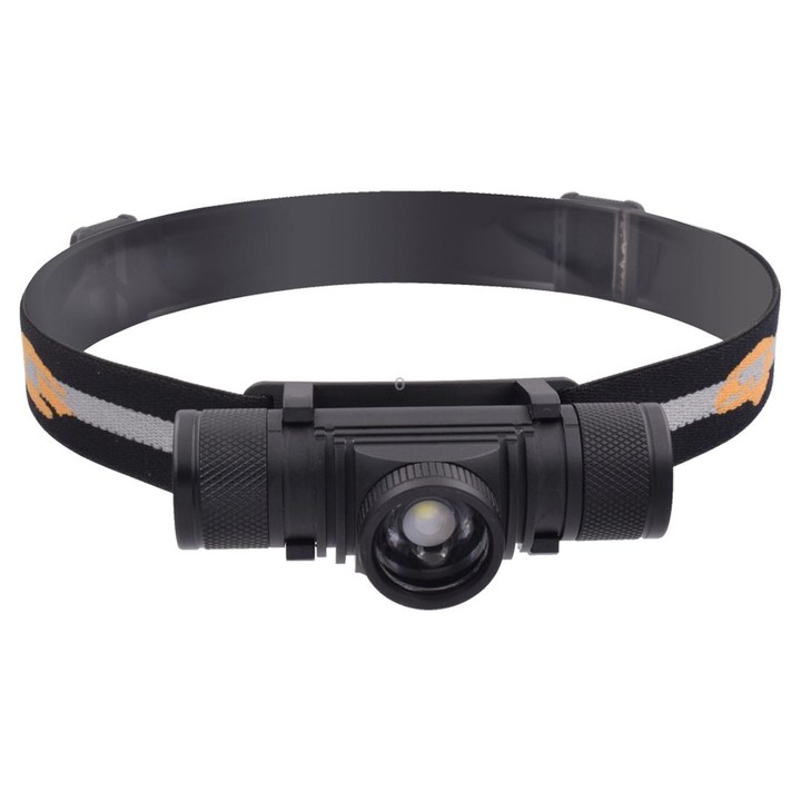 D20 5W XML-2 IPX6 Waterproof Headband Light, 1200 LM USB Charging Rotate Focus Outdoor LED Headlight