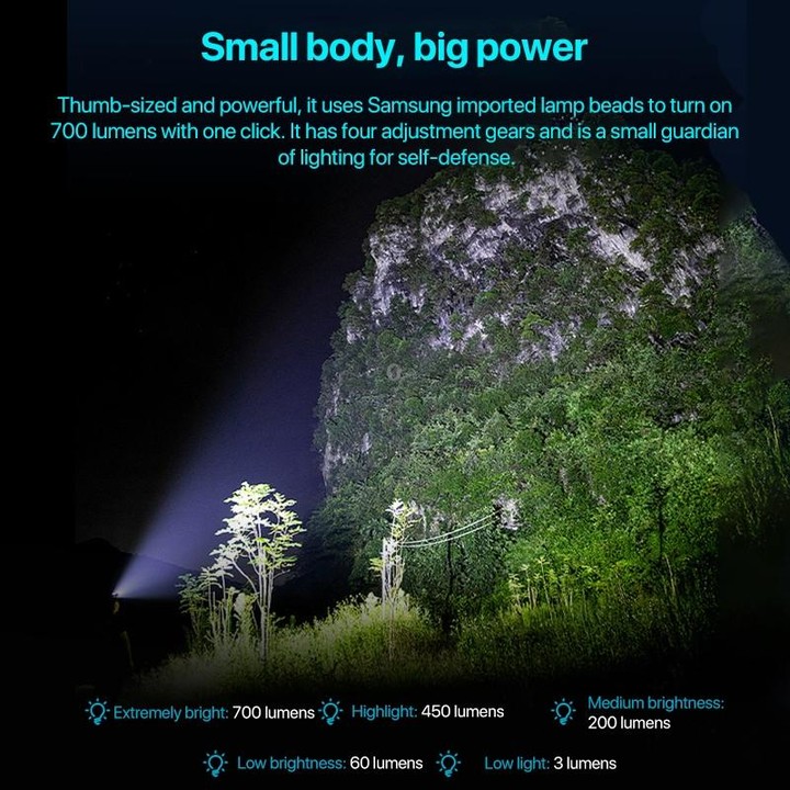 Multifunctional Keychain Mini Flashlight