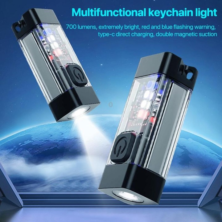 Multifunctional Keychain Mini Flashlight
