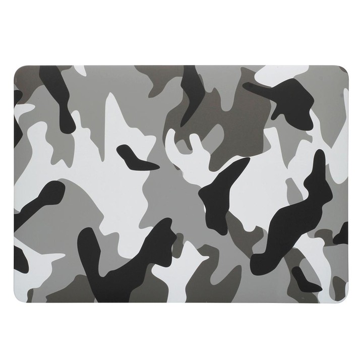 For 2016 New Macbook Pro 13.3 inch A1706 & A1708 Grey Camouflage Pattern Laptop Water Decals PC Protective Case