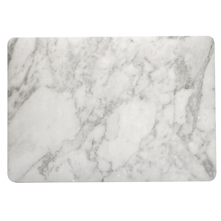 For 2016 New Macbook Pro 13.3 inch A1706 & A1708 White Grey Texture Marble Pattern Laptop Water Decals PC Protective Case