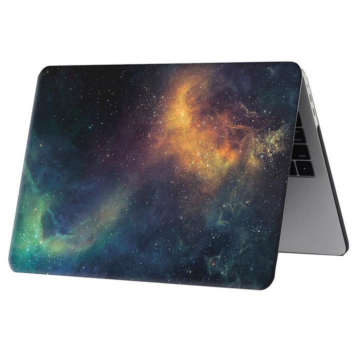 For 2016 New Macbook Pro 13.3 inch A1706 & A1708 Green Starry Sky Pattern Laptop Water Decals PC Protective Case