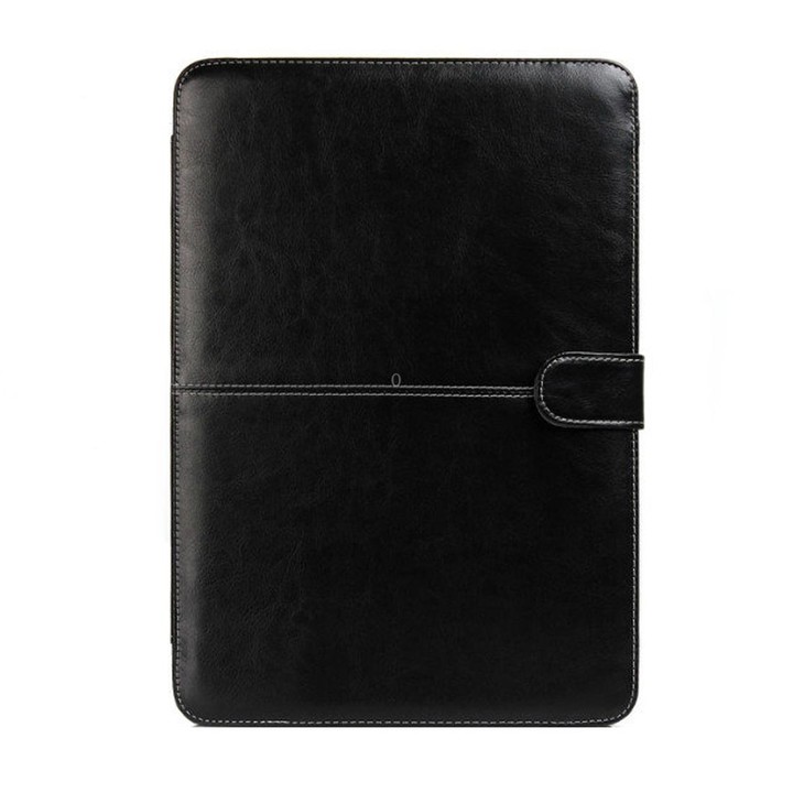 For 2016 New Macbook Pro 15.4 inch A1707 Laptop Crazy Horse Texture Horizontal Flip Leather Case(Black)