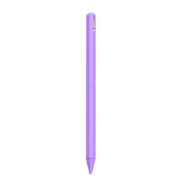 Stylus Pen Silica Gel Protective Case for Apple Pencil 2 (Light Purple)