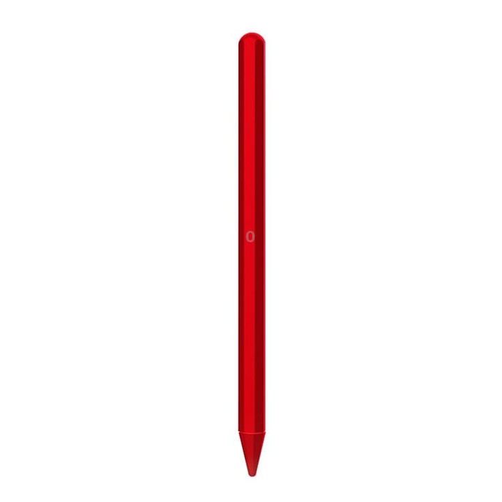 Stylus Pen Silica Gel Protective Case for Apple Pencil 2 (Red)