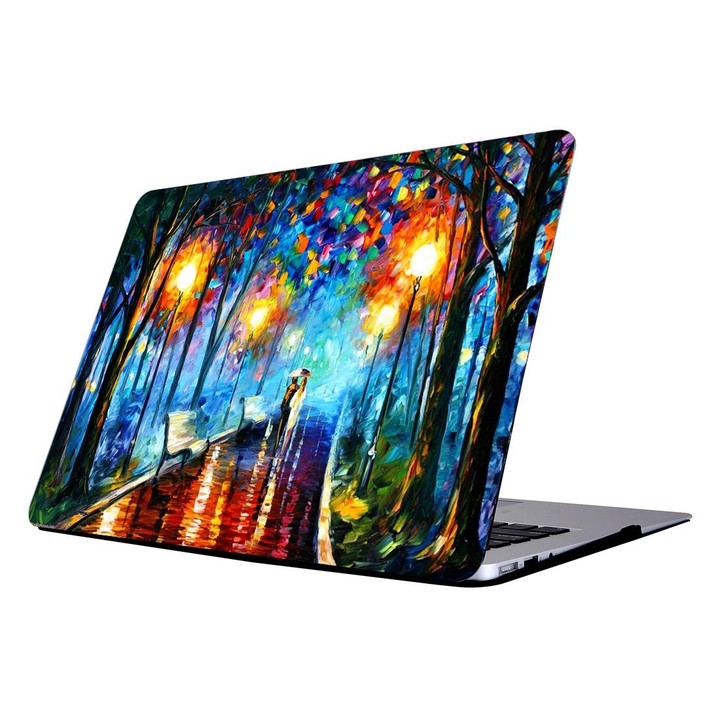 RS-704 Colorful Printing Laptop Plastic Protective Case for MacBook Pro 13.3 inch A1708 (2016 - 2017) / A1706 (2016 - 2017)