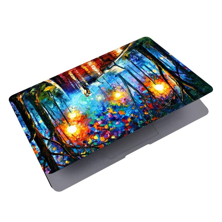 RS-704 Colorful Printing Laptop Plastic Protective Case for MacBook Pro 13.3 inch A1708 (2016 - 2017) / A1706 (2016 - 2017)